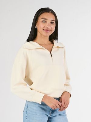 VG Half Zip Pearl Raglan