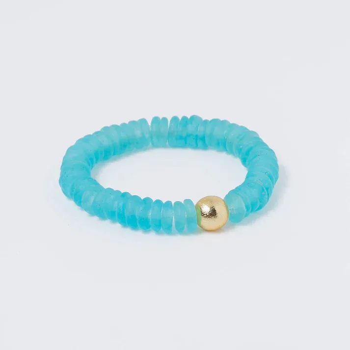 VG Caribbean Aqua Seascape-Gold