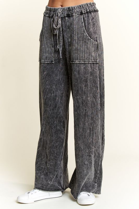 RD Vintage Ribbed Pocket Pant-Ashed Black