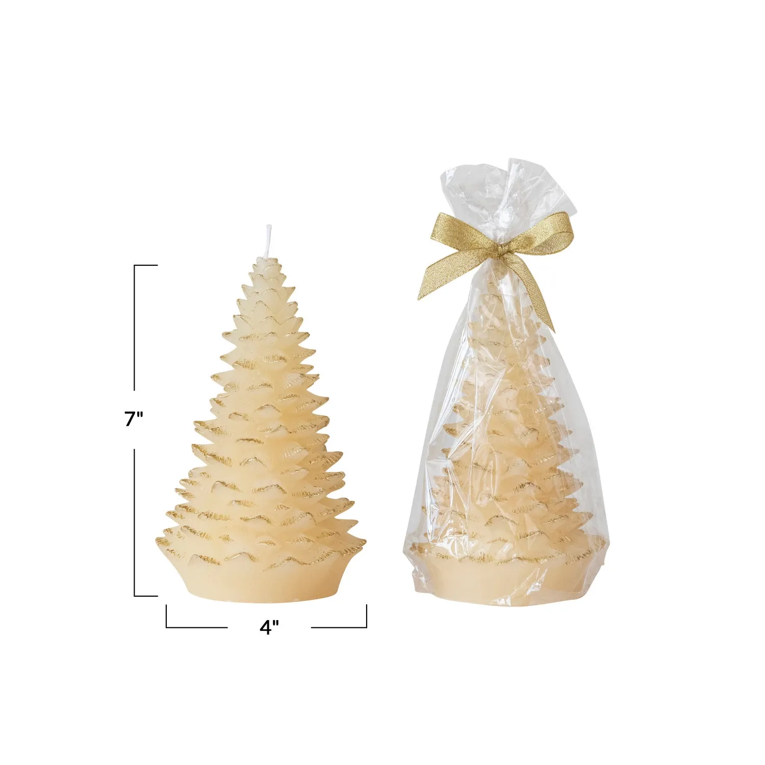 Eggnog Tree Shaped Candle-XS4589