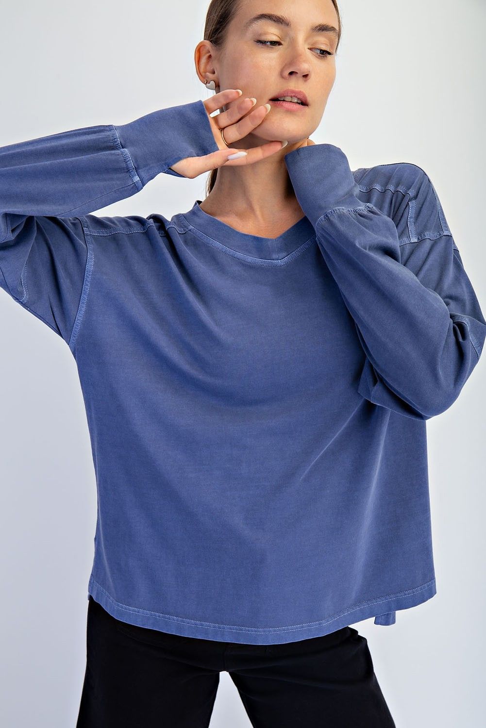 CH Long Lane Top-Navy