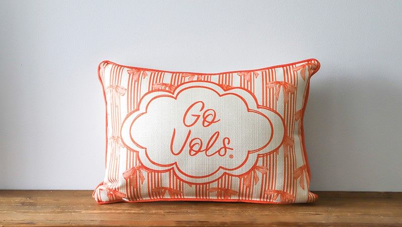 Go Vols Bow Pattern + Piping