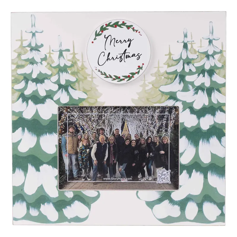 Merry Christmas Tree Frame