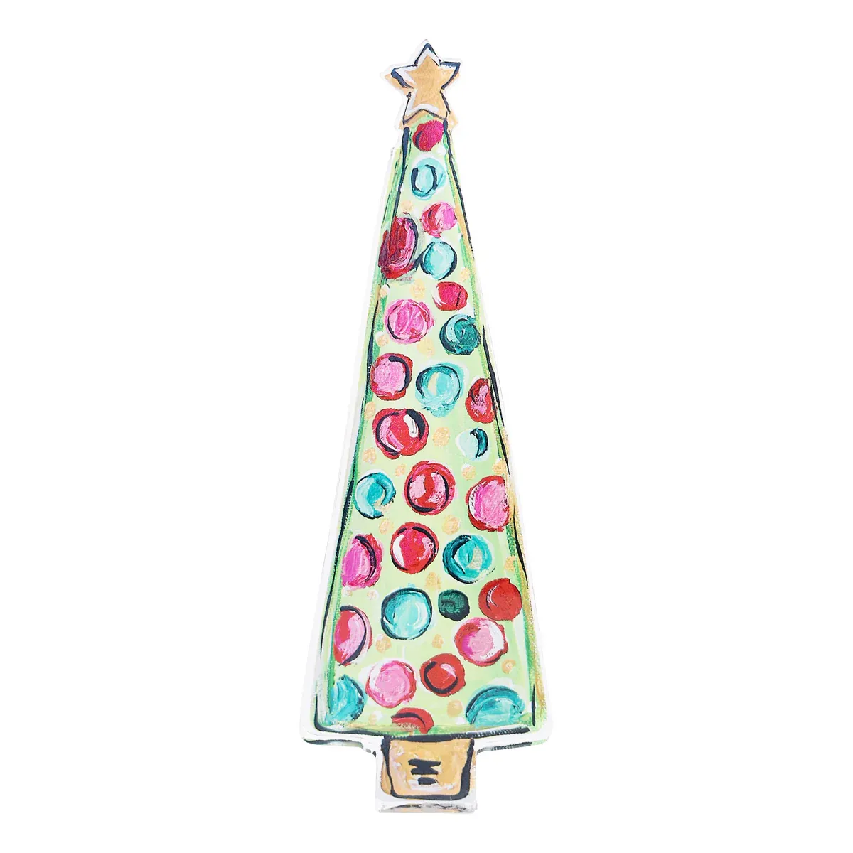 Bright &amp; Merry Christmas Tree Acrylic Stand