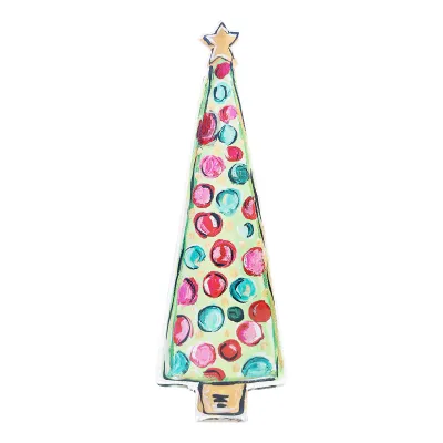 Bright &amp; Merry Christmas Tree Acrylic Stand