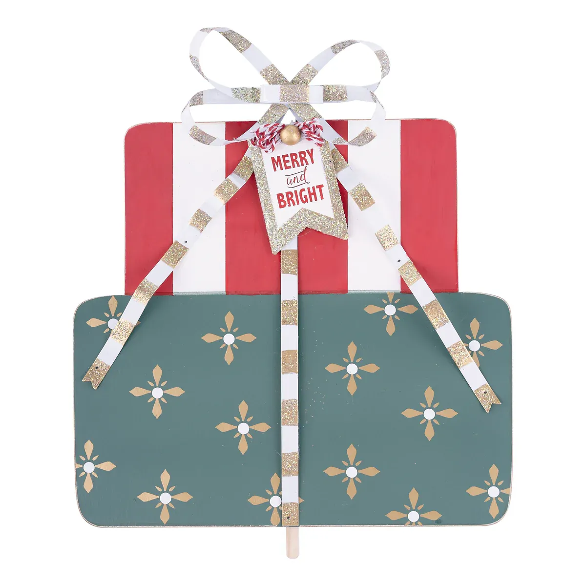Merry &amp; Bright Present Topper