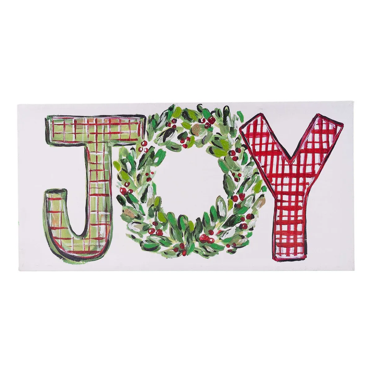 Joy Wreath Canvas