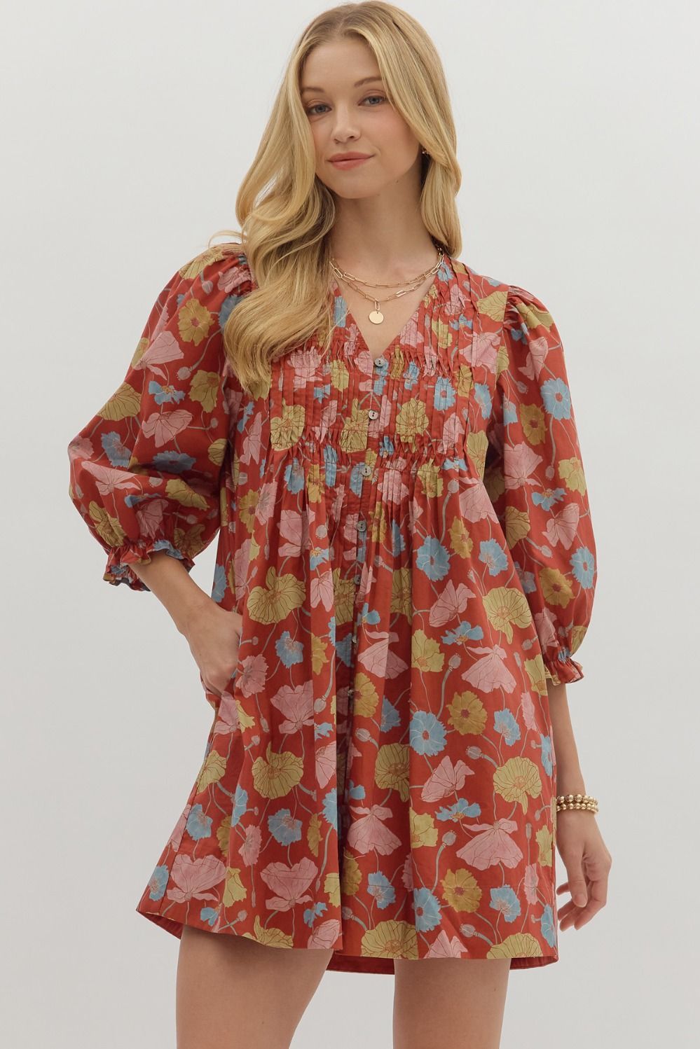 Irene Floral Mini Dress