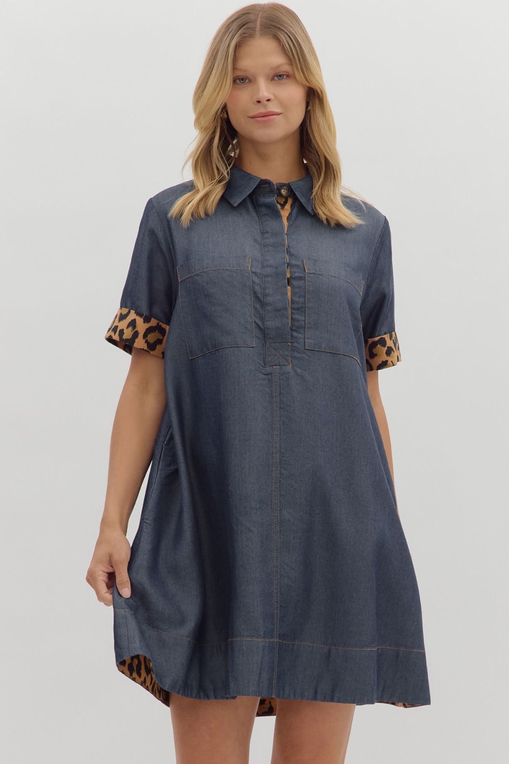 Mandi Denim Mini Dress