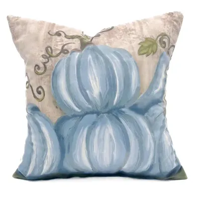 VG Blue Pumpkins Pillow