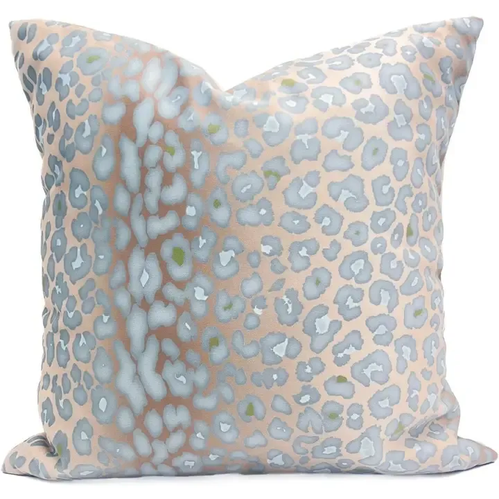 VG Blue Leopard Pillow