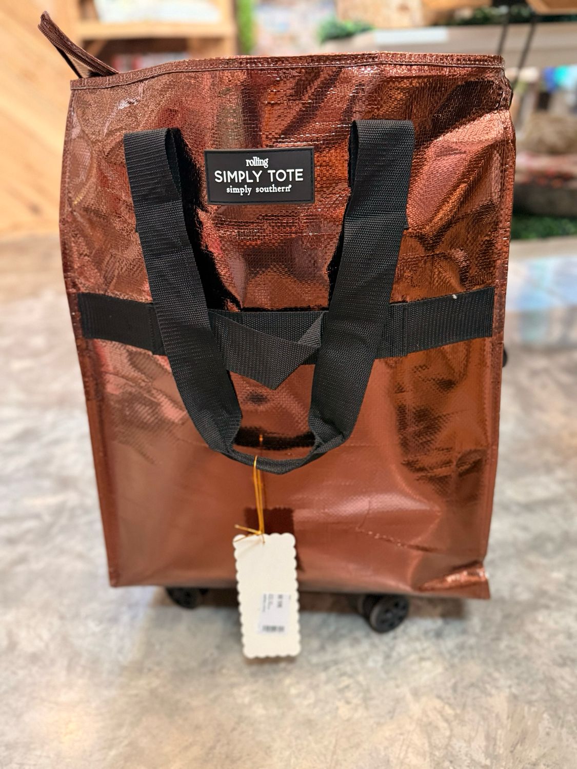 VG Simply Rolling Tote-Umber