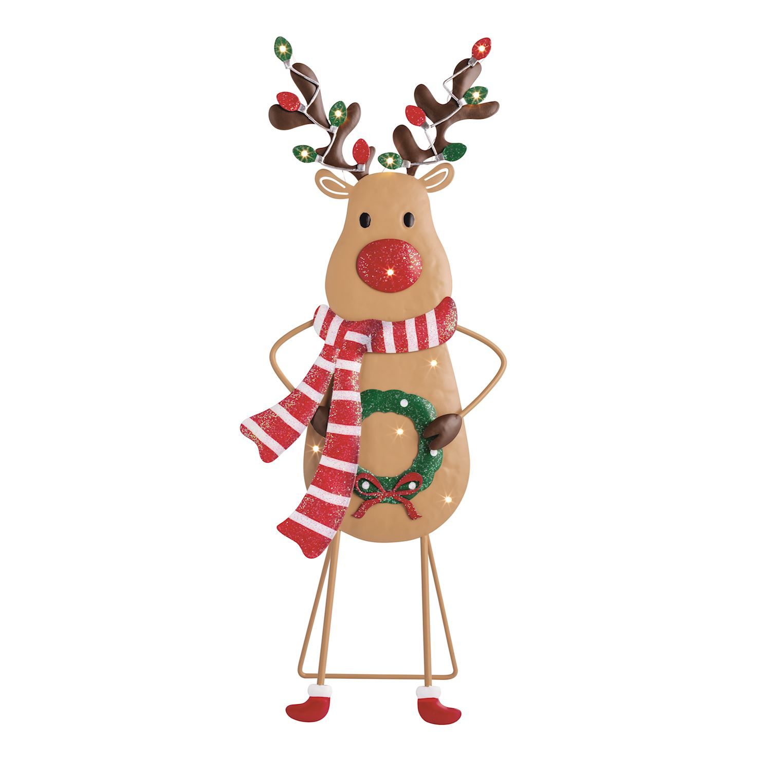 Light-Up Sitter-Reindeer