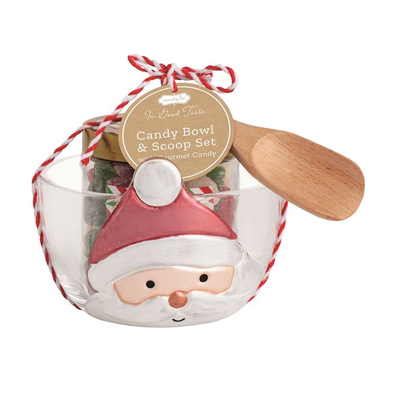 Santa Candy Bowl Gift Set