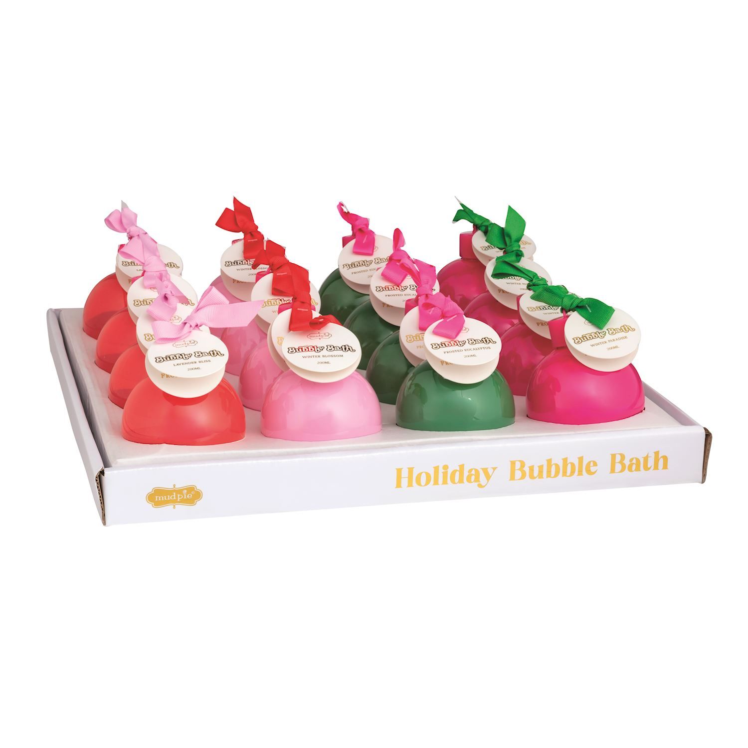 Holiday Bubble Bath Ornament-Green