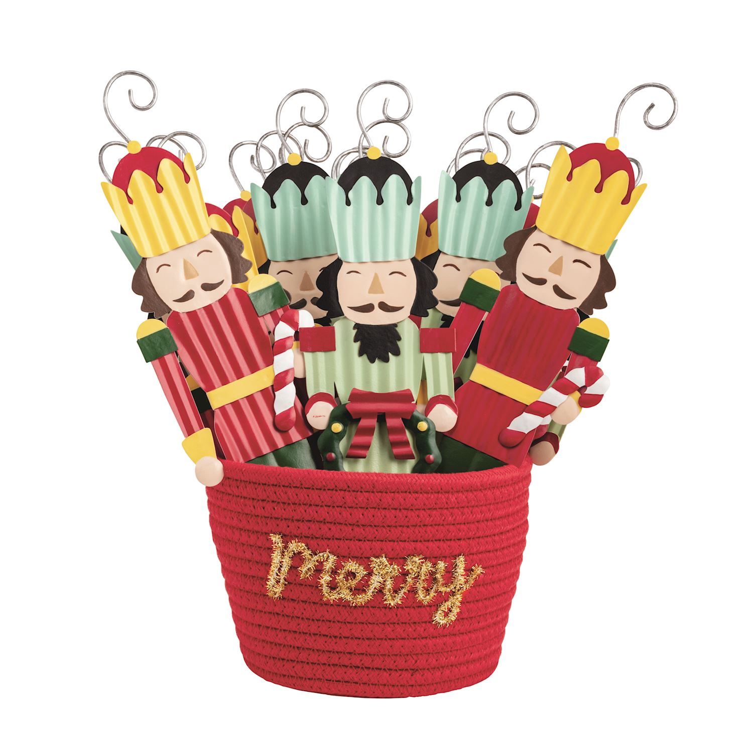Nutcracker Tin Ornament-Mint