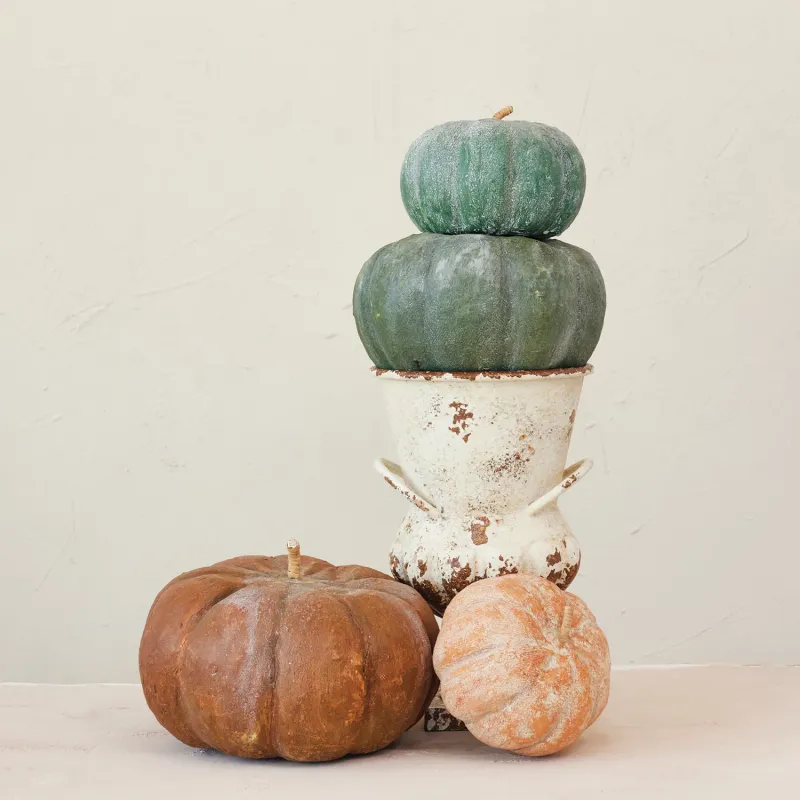 Iron Pumpkin Deco Orange