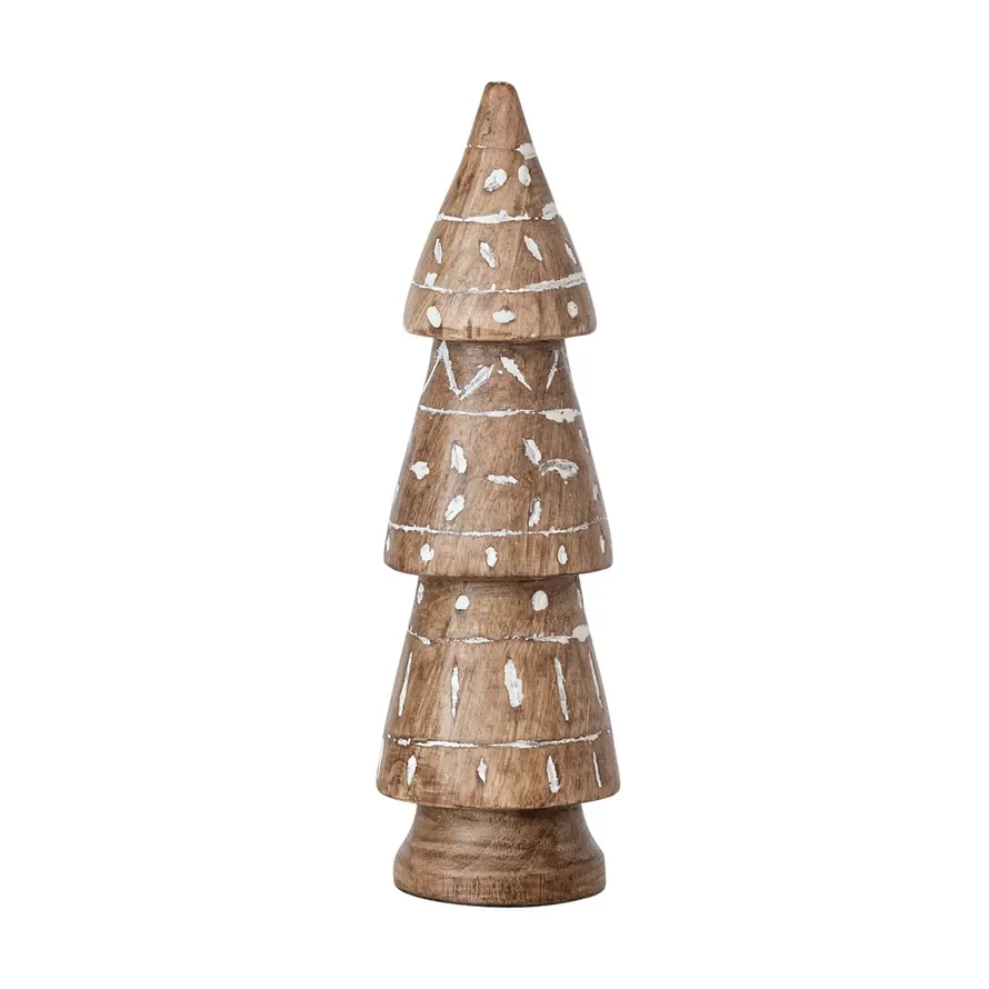Carved Mango Wood Tree 6.25&quot;