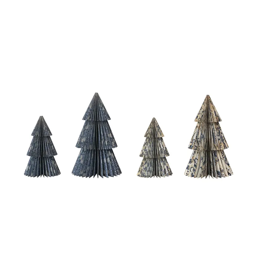 Blue Paper Folding Paper Trees-XS7923A