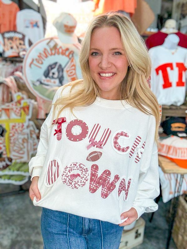 Touchdown Patchwork Sweatshirt