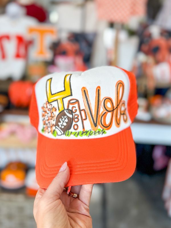 VG GBO Trucker Hat-Hand Painted