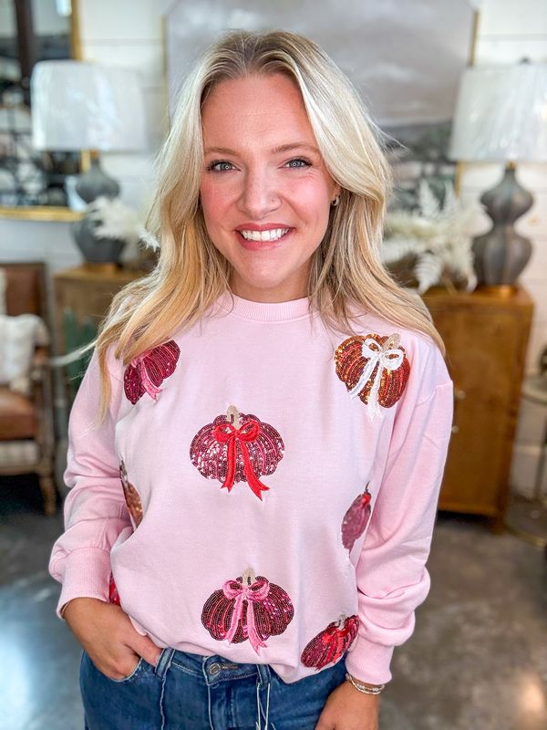 Sarah Pumpkin Bows Sweatshirt