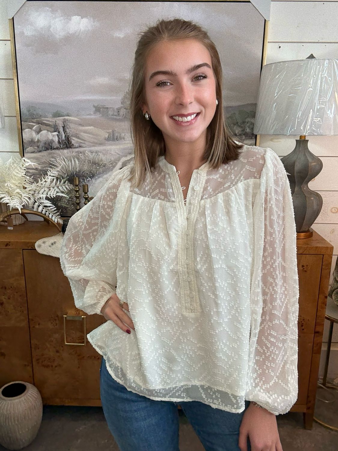 Brianna Marshmallow Top