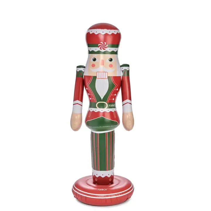 5ft Peppermint Inflatable Nutcracker