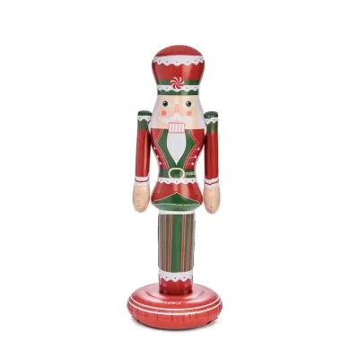 3.5ft Peppermint Inflatable Nutcracker