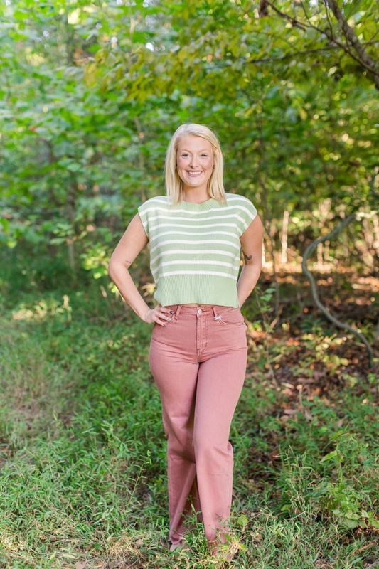 Pepper Mint Stripe Sweater