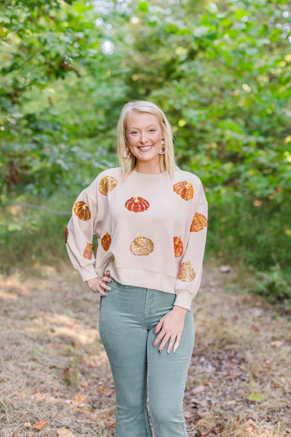 Millie Traditon Pumpkins Sweatshirt