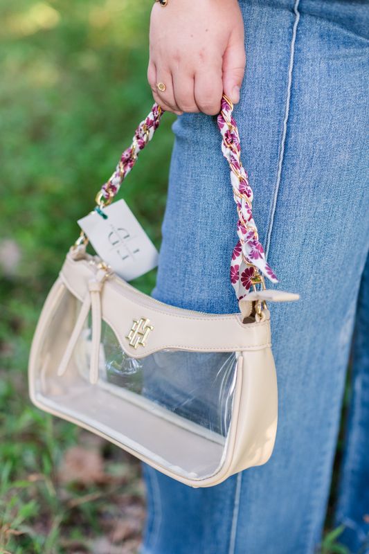 Serafina Scarf Purse Chain Mrn Floral