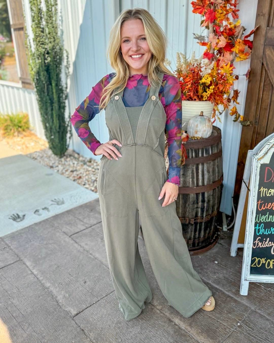 Dusty Pines Jumpsuit