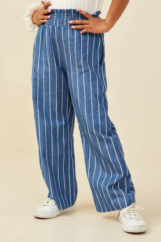 Pinstripe Wide Leg Pants
