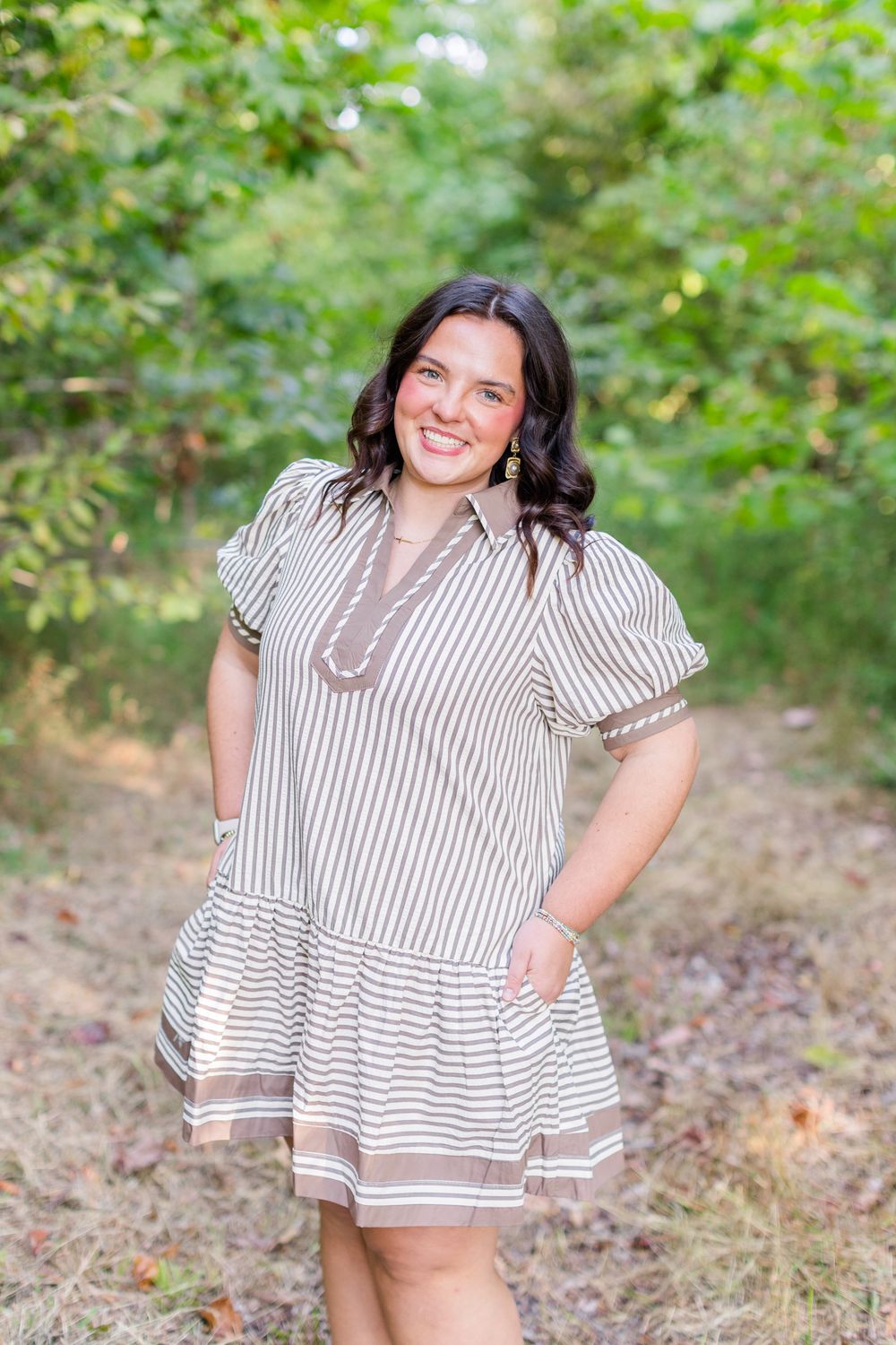 Taupe Elegance Dress