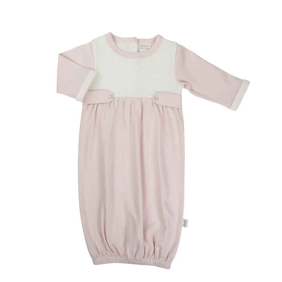 CH Jacquard Gown-Pink