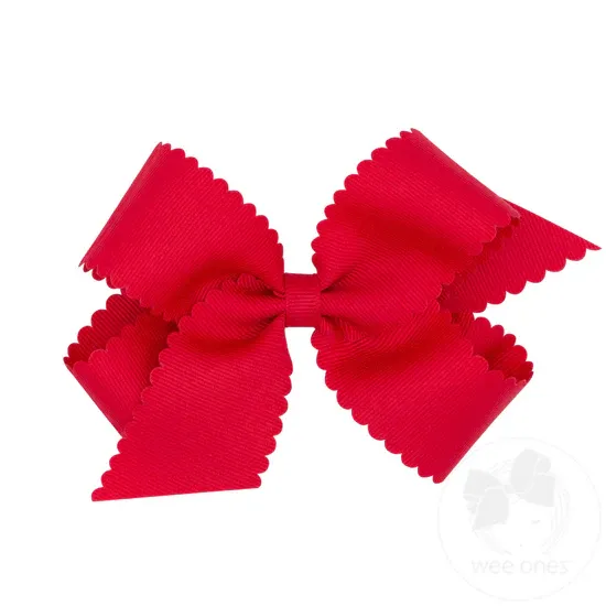 CH Red Scallop Bow