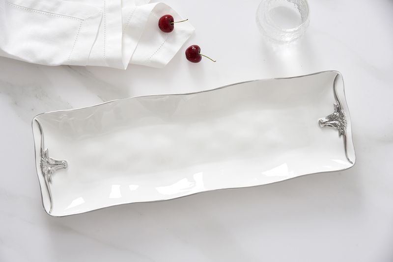 VG Long Horn Rectangular Serving Piece