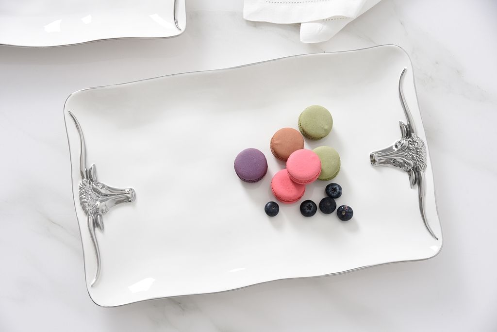 VG Long Horn Rectangular Platter