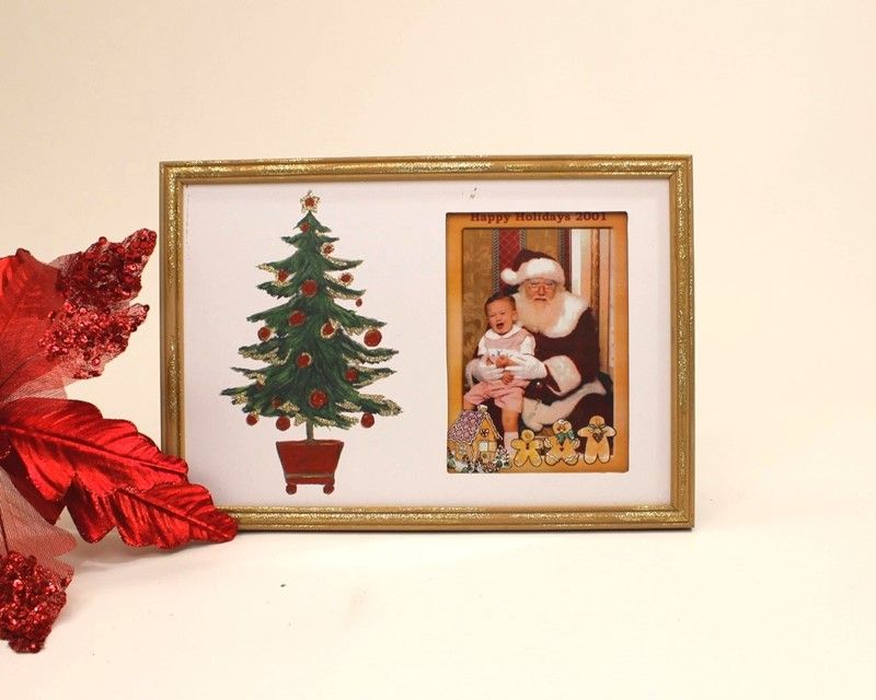 Christmas Tree Photo Frame 5x7&quot;