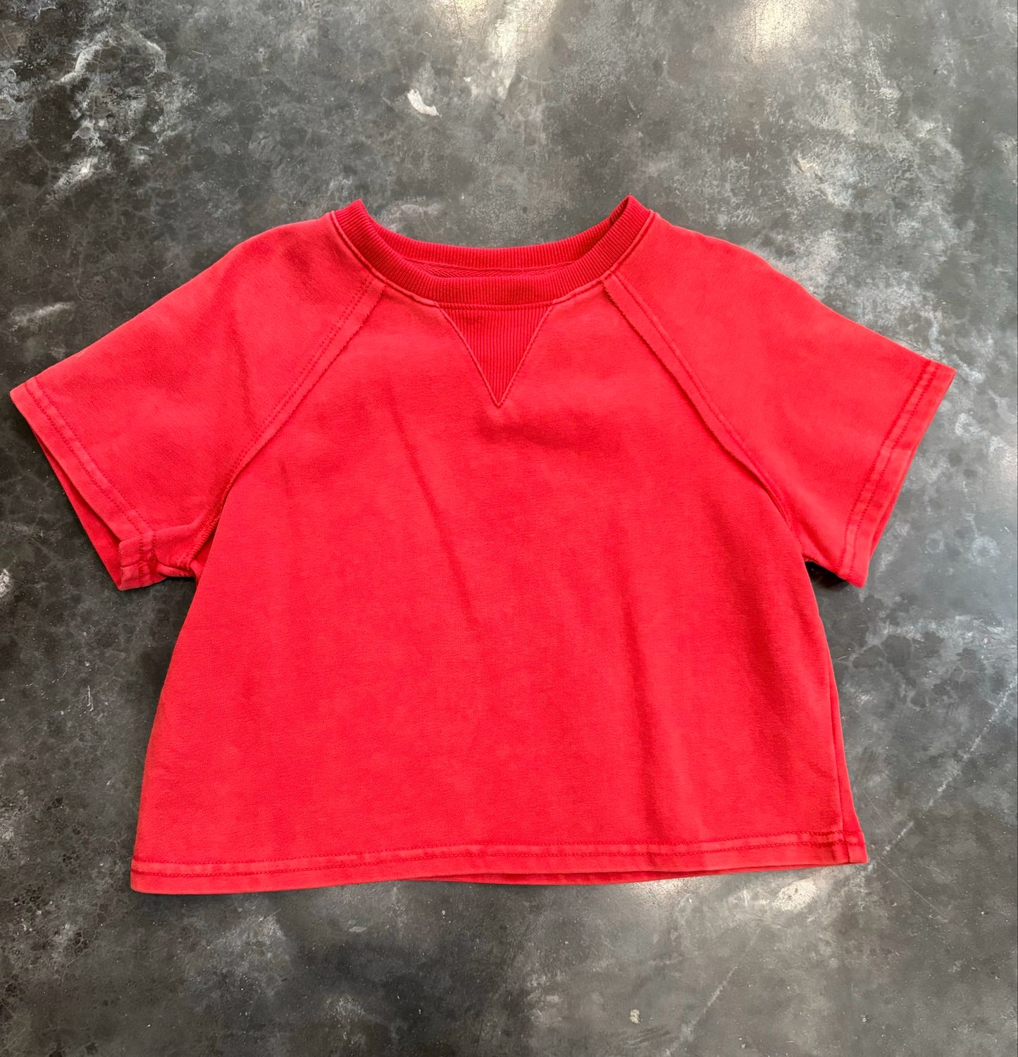 Red Inside Out Seam Top