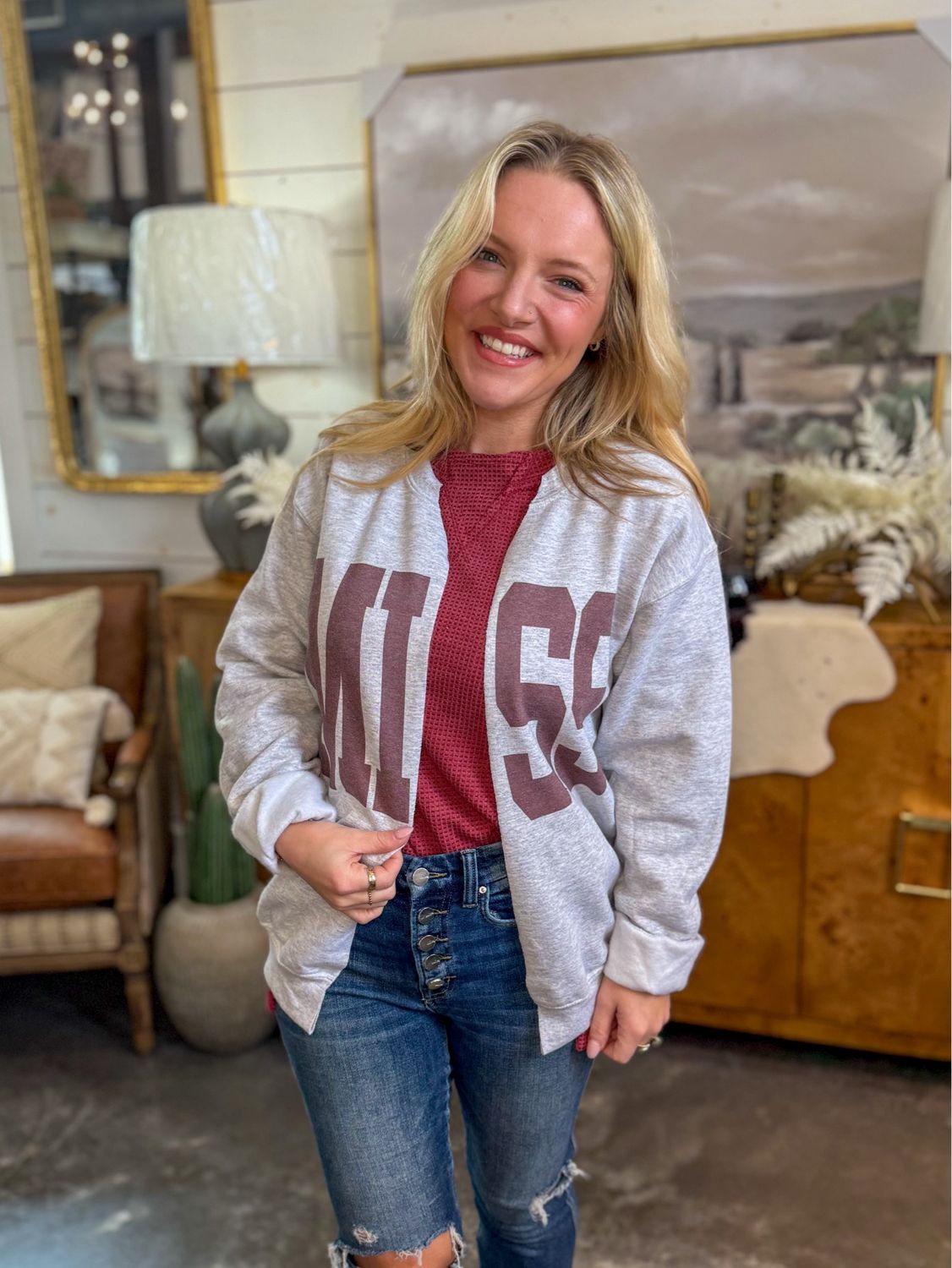 RD Miss State Cardigan