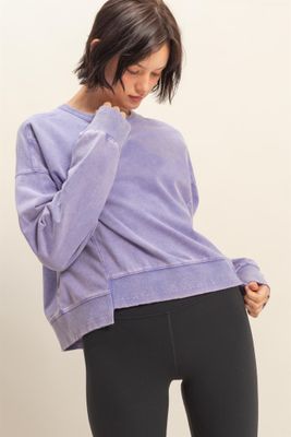 CH Retro Wash Top-Iris Purple