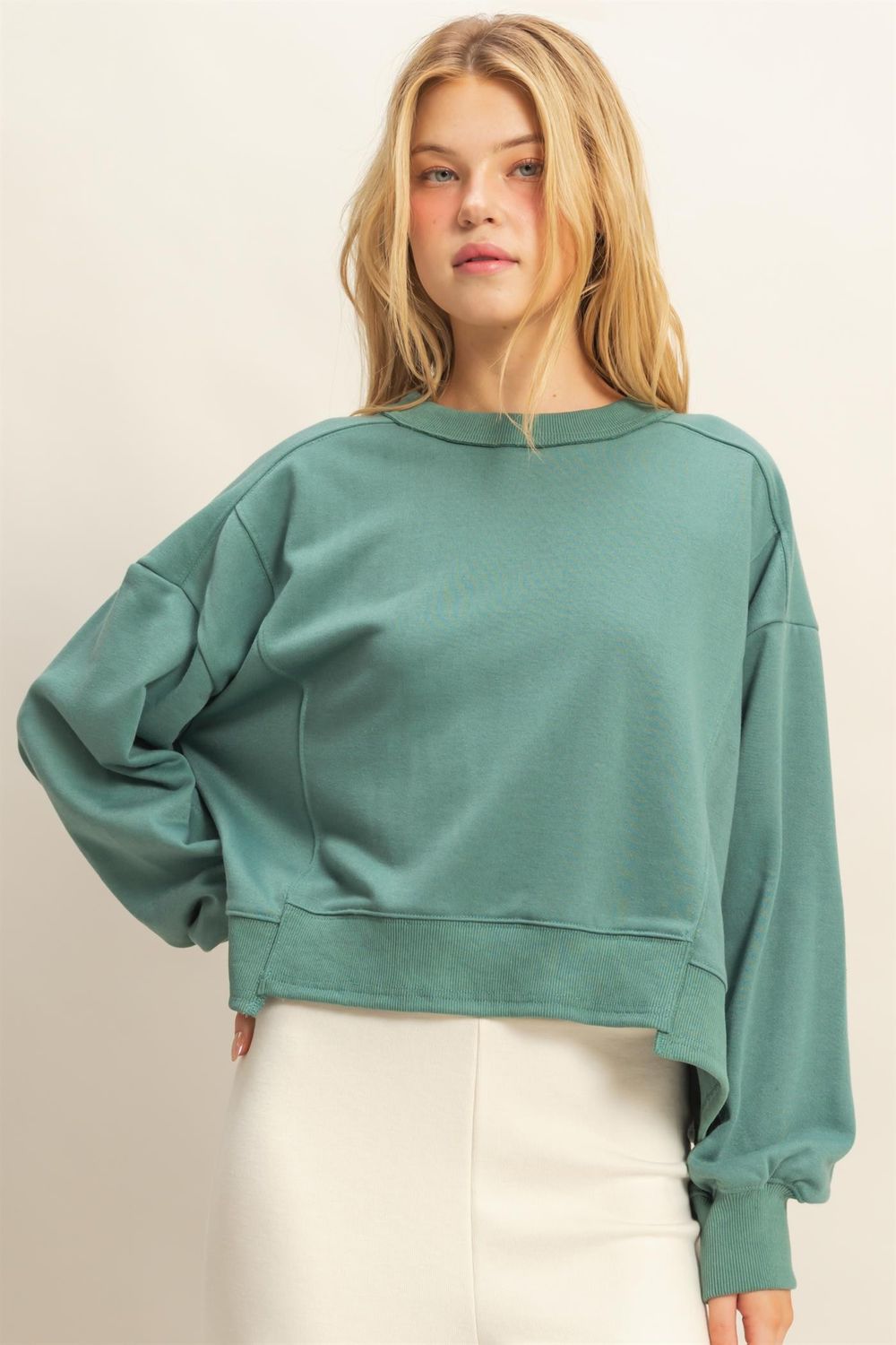 CH Verdant Vibes Top-Moss Green