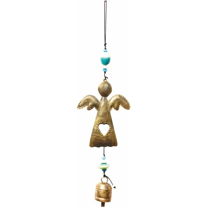 VG Winged Angel/Beads Wind Chime