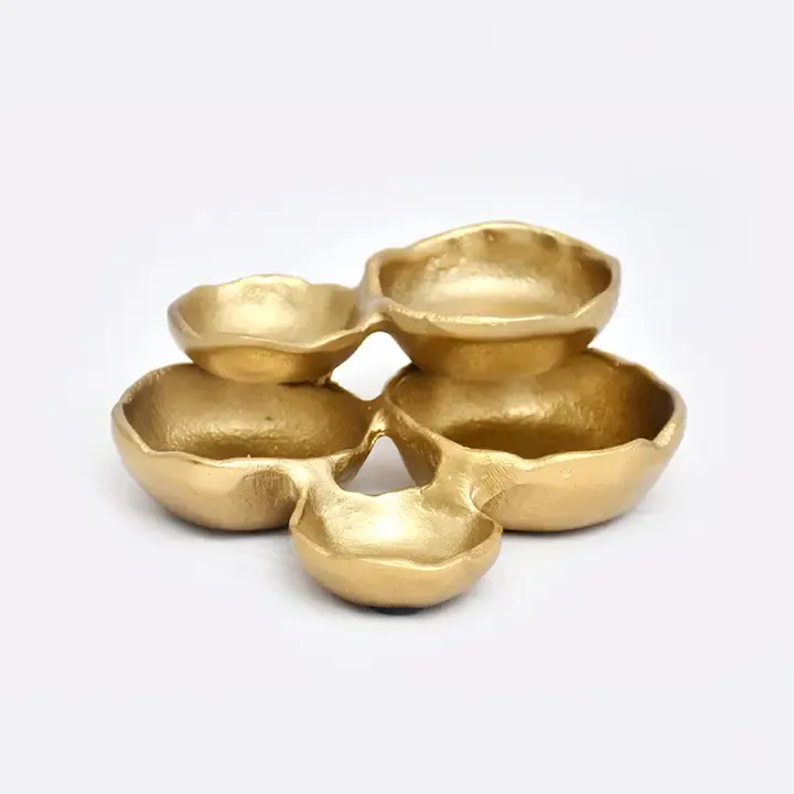 VG Aluminum Gold 5 Bowl Cluster