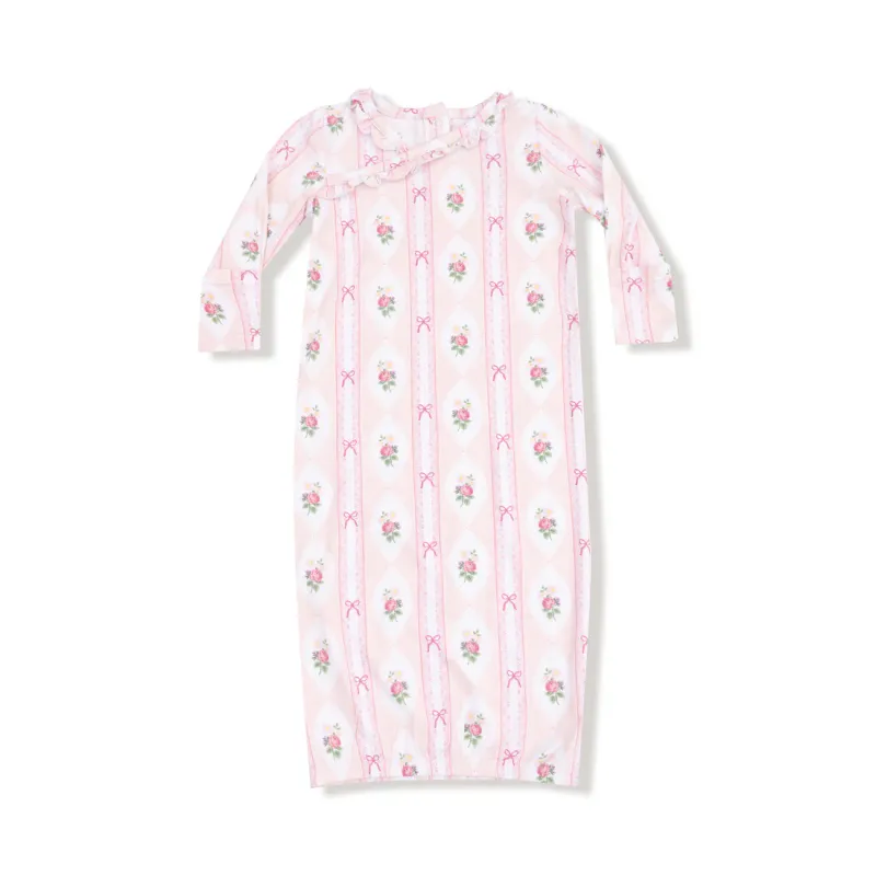 CH Ogee Lace Floral Kimono Gown