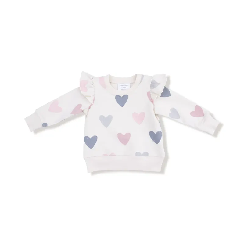 CH Hearts Ruffle Sweatshirt