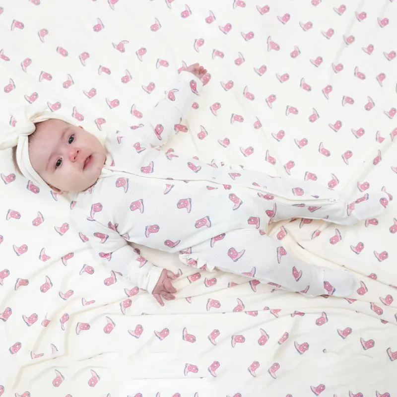 CH Cowgirl Boots Footie