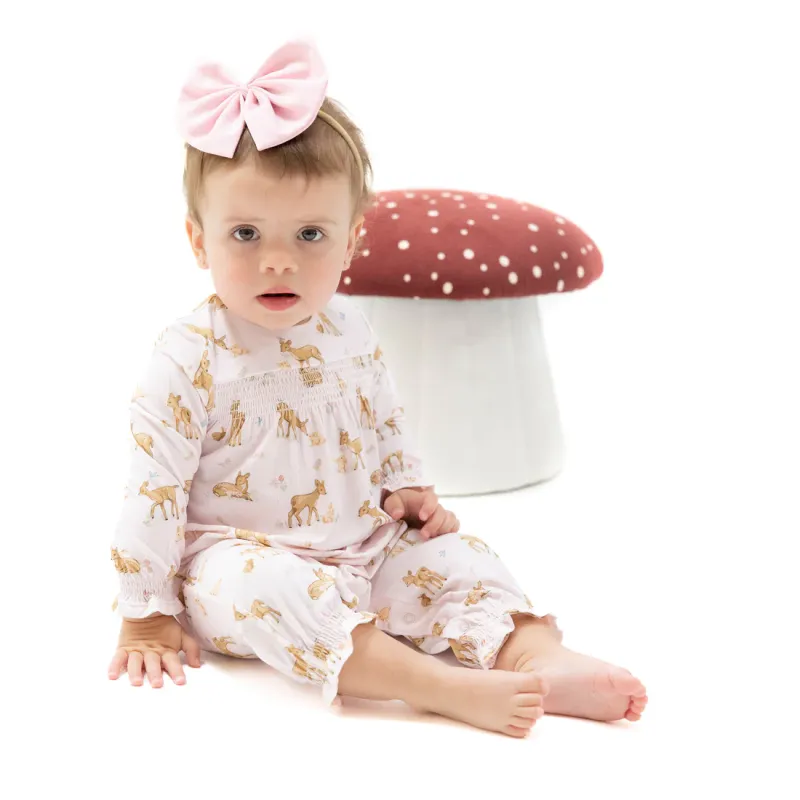 CH Little Fawn Smocked Romper